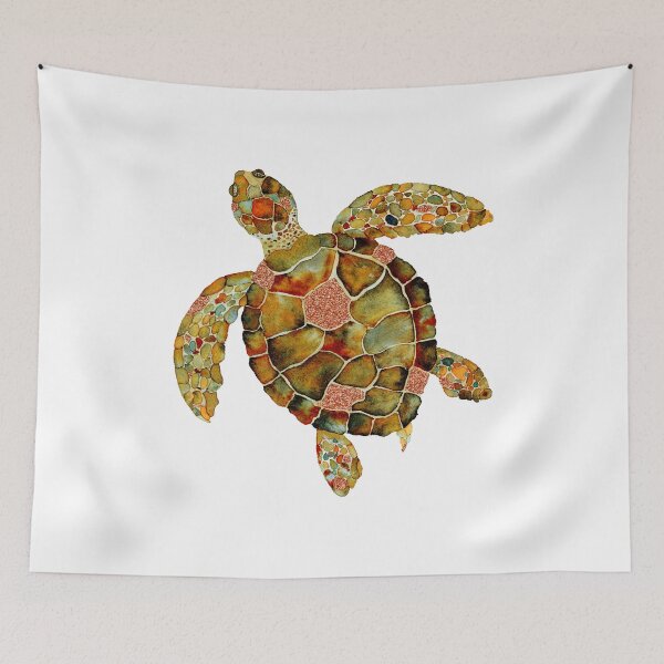 Item preview, Cayman Island Turtle Watercolor Design designed and sold by AlinaArt&Design.