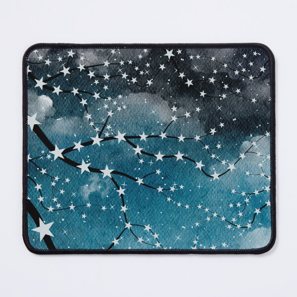 Item preview, Dreamscape Stars on Tree Branches Against Night Sky designed and sold by humnoo.