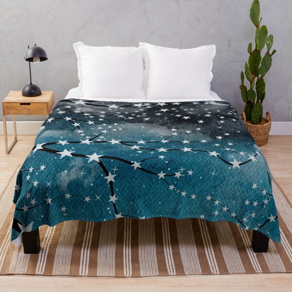 Item preview, Dreamscape Stars on Tree Branches Against Night Sky designed and sold by humnoo.