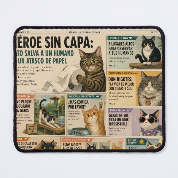 Item preview, The Feline Diary: heroes, whiskers and feline adventures designed and sold by Opps-diseño.