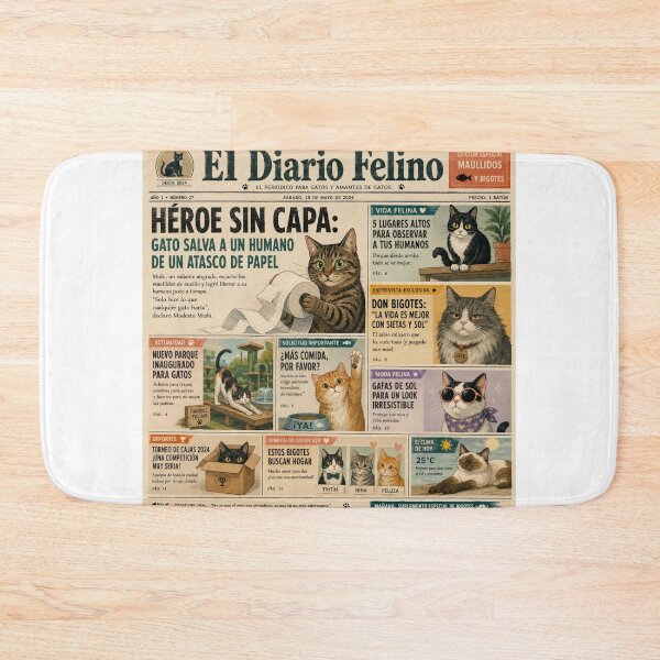 Item preview, The Feline Diary: heroes, whiskers and feline adventures designed and sold by Opps-diseño.