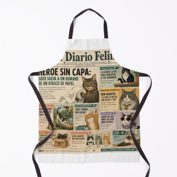 Item preview, The Feline Diary: heroes, whiskers and feline adventures designed and sold by Opps-diseño.