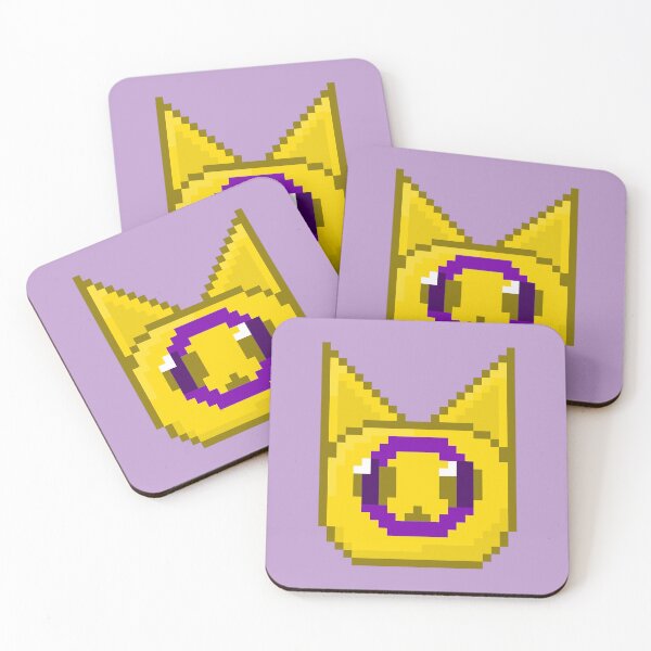 Item preview, Intersex Pixel Pride Cat designed and sold by Lilac-Cat.