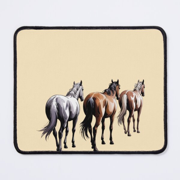 Item preview, three horses walking designed and sold by 123ks.