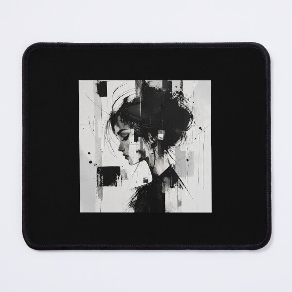 Item preview, Black and white Abstract art designed and sold by Amberkhaan.