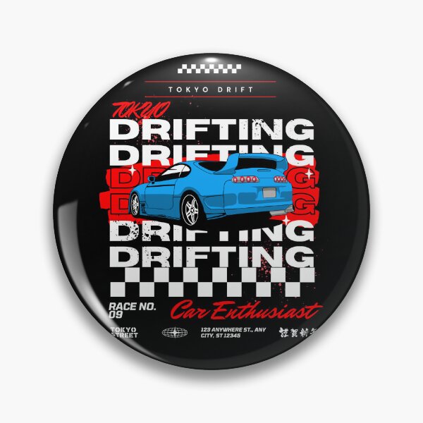 Item preview, Tokyo Drift JDM Supra - Streetwear Racing Aesthetic designed and sold by CozyThinker.