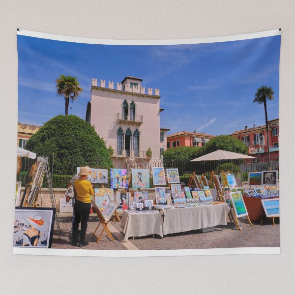 Item preview, Bardolino Promenade Artwork - Lake Garda designed and sold by Violaman.