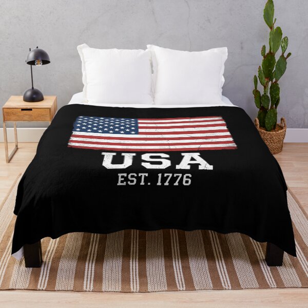 Item preview, United States of America Flag Est 1776 designed and sold by Off-Road-Zone.