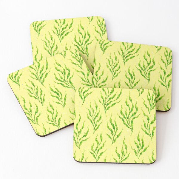 Item preview, Yellow Green Seagrass Art designed and sold by AureliasDesignStudio.