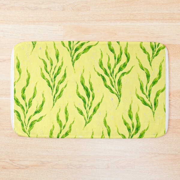 Item preview, Yellow Green Seagrass Art designed and sold by AureliasDesignStudio.