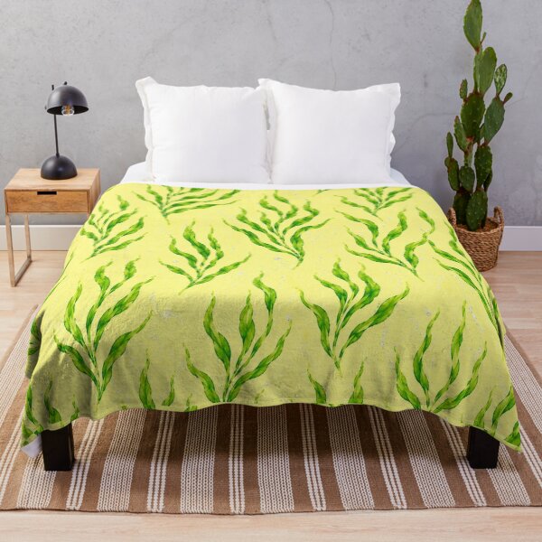 Item preview, Yellow Green Seagrass Art designed and sold by AureliasDesignStudio.