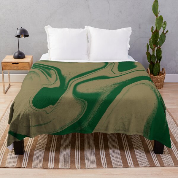 Item preview, Emerald Moss & Sand Marble: Abstract Fluid Art Design designed and sold by CaramelCo.