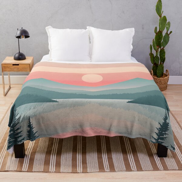 Item preview, Lake Sunset in Forest designed and sold by felix.illustrates.