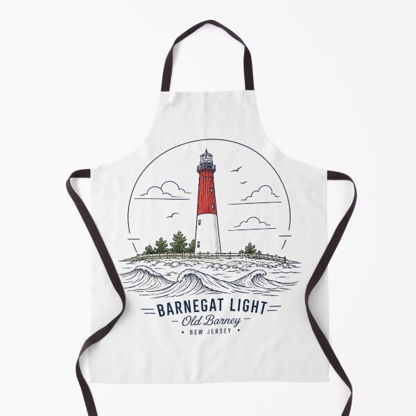 Item preview, Barnegat Light Old Barney Lighthouse Vintage Coastal Design Funny Gifts designed and sold by BadhbhArt.