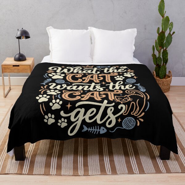 Item preview, What the Cat Wants the Cat Gets Feline Humor designed and sold by AntiqueImages.