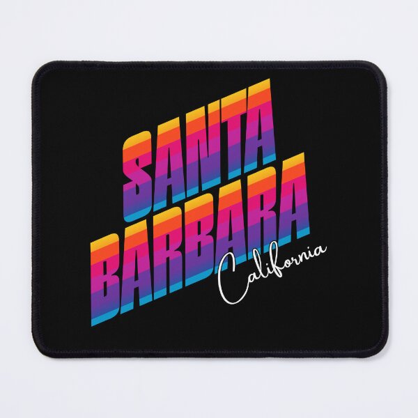 Item preview, Santa Barbara California Retro 80s Stripe Design designed and sold by DonnaRaine.