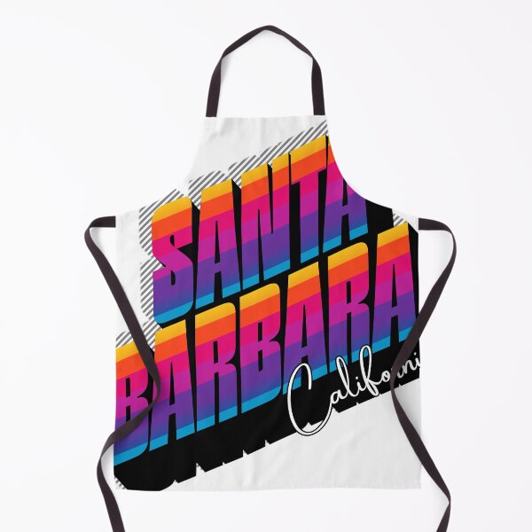 Item preview, Santa Barbara California Retro 80s Stripe Design designed and sold by DonnaRaine.