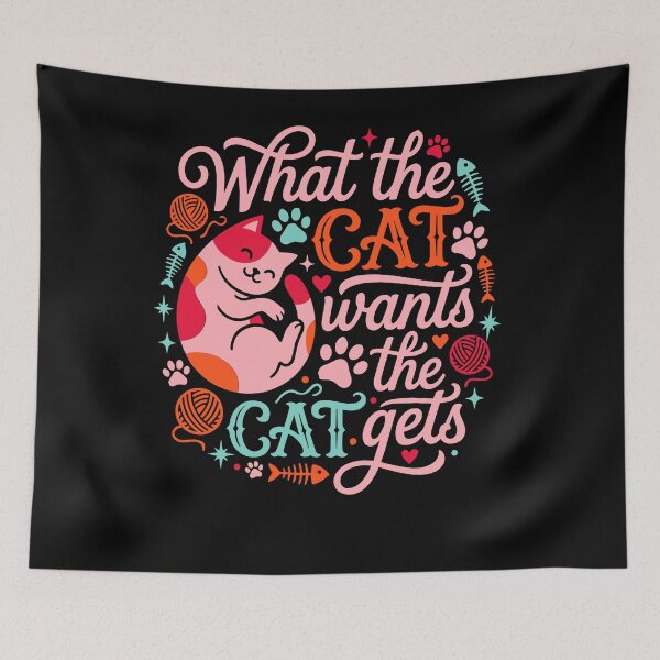Item preview, What the Cat Wants Funny Cat Lover Joke designed and sold by AntiqueImages.