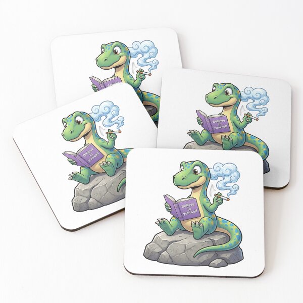 Item preview, dinosaur sitting on a rock designed and sold by YasminTaha.