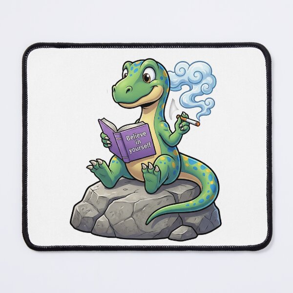 Item preview, dinosaur sitting on a rock designed and sold by YasminTaha.