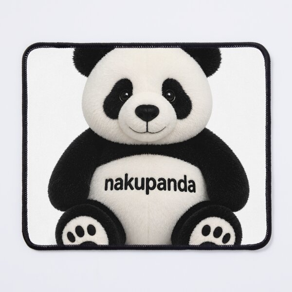 Item preview, Title: Nakupanda Panda – Funny Swahili Wordplay Plush Panda designed and sold by DuttyLion.
