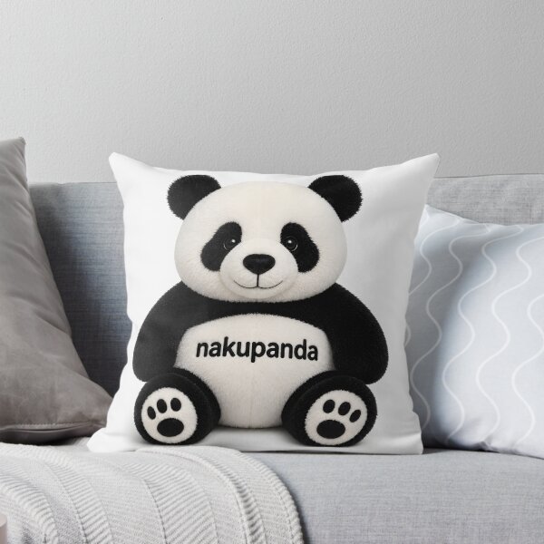 Item preview, Title: Nakupanda Panda – Funny Swahili Wordplay Plush Panda designed and sold by DuttyLion.