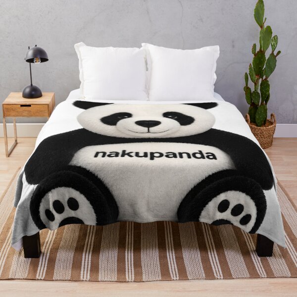 Item preview, Title: Nakupanda Panda – Funny Swahili Wordplay Plush Panda designed and sold by DuttyLion.