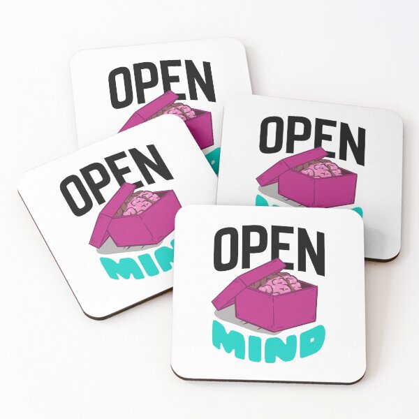 Item preview, Open Mind – Cartoon brain illustration and open-mindedness designed and sold by Mad-bidouille.