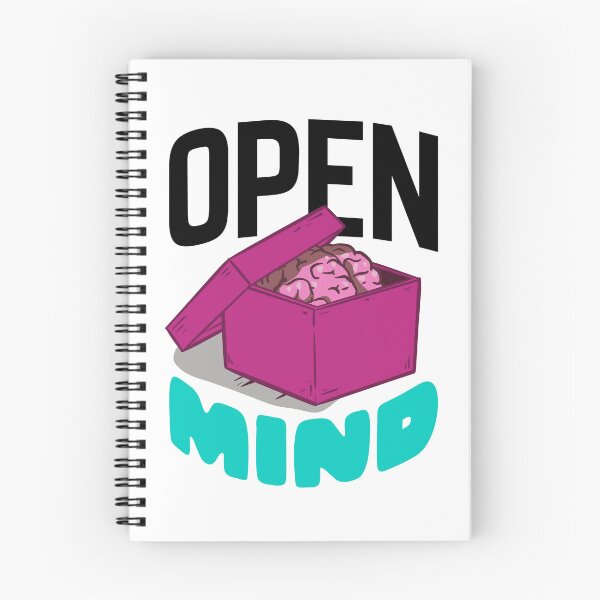 Item preview, Open Mind – Cartoon brain illustration and open-mindedness designed and sold by Mad-bidouille.