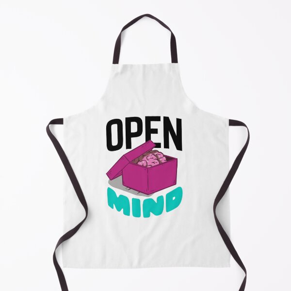 Item preview, Open Mind – Cartoon brain illustration and open-mindedness designed and sold by Mad-bidouille.