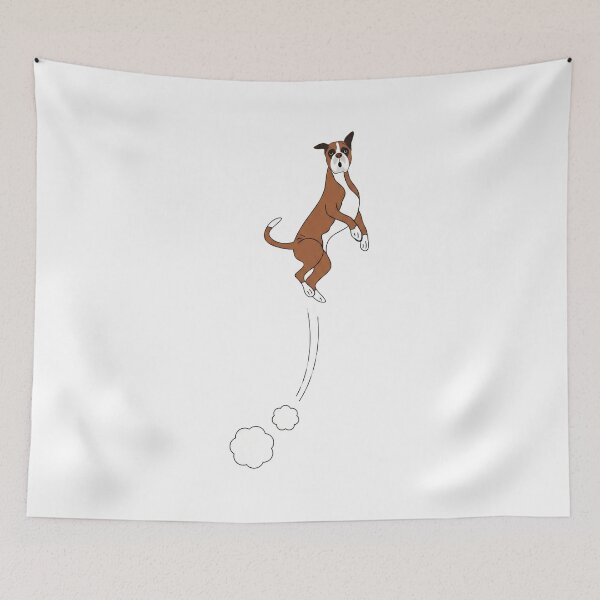 Item preview, Boxer Dog Jumps designed and sold by Dmo3HarkoArt.