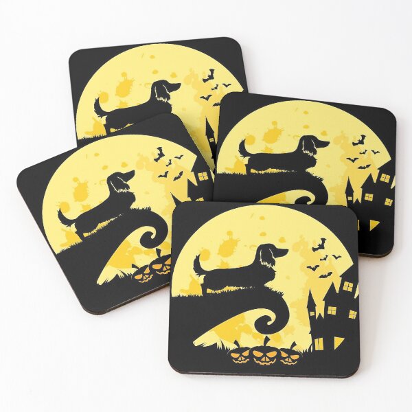 Item preview, Spooky Dachshund Halloween Night designed and sold by VibeThread Studio.