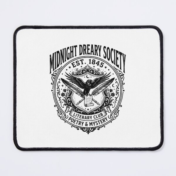 Item preview, Midnight Dreary Society Est 1845 Literary Club Gothic Design designed and sold by Fenay Designs.