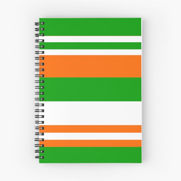 Item preview, Green, White and Orange Stripes designed and sold by CelesteSheffey.