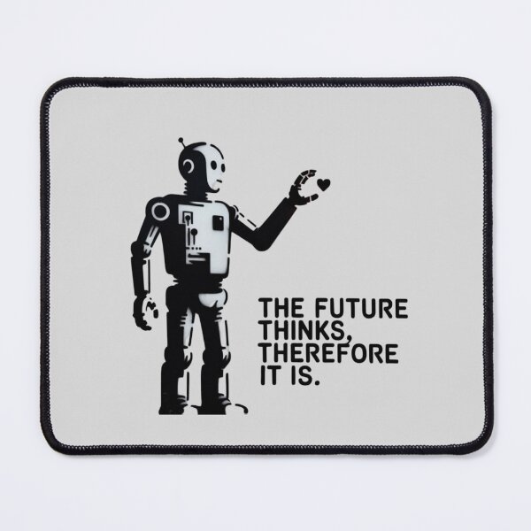 Item preview, Banksy AI - The future thinks, therefore it is. designed and sold by 123ks.
