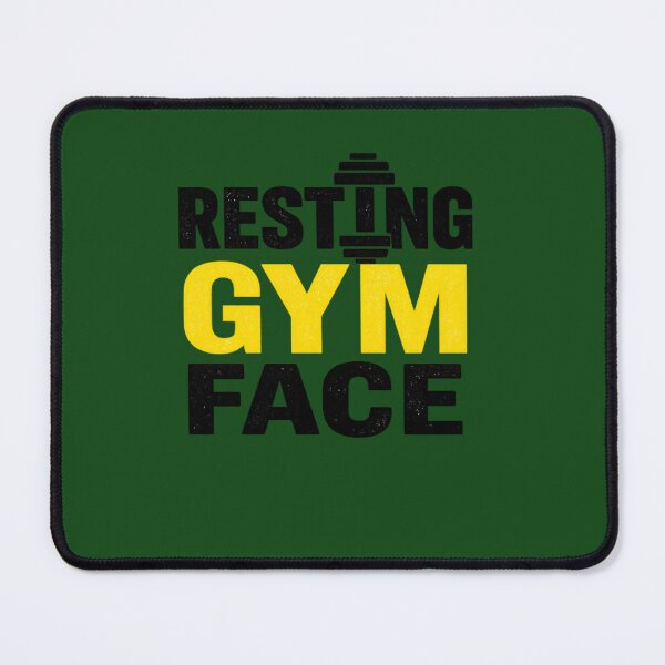 Item preview, Resting Gym Face Funny Fitness Workout Dumbbell Quote T-Shirt designed and sold by Artbysarmina.