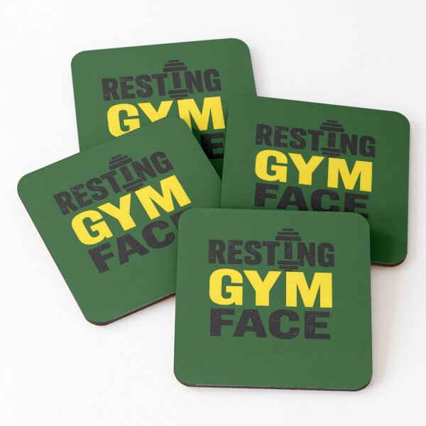 Item preview, Resting Gym Face Funny Fitness Workout Dumbbell Quote T-Shirt designed and sold by Artbysarmina.