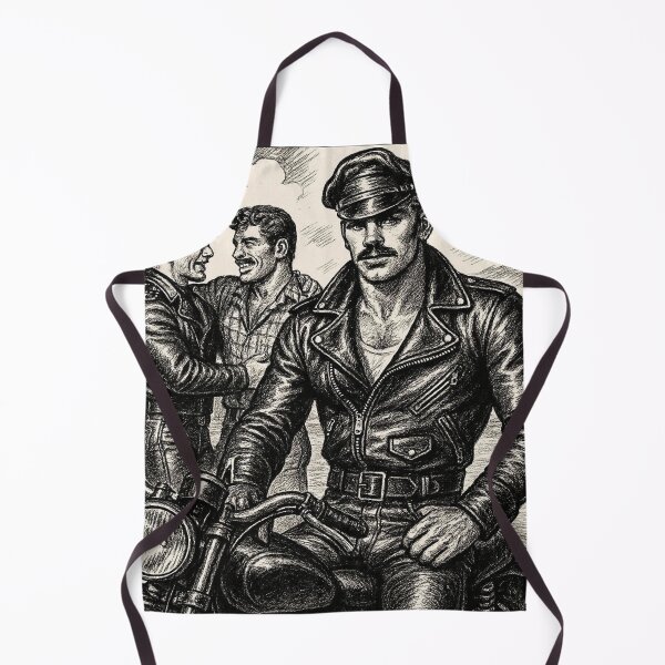 Item preview, Vintage Gay Leather Truck Stop Leather Daddy Biker Defiant Currency Tom of Finland Tribute Gay Pride Graphic Design designed and sold by ItsAKinkThing.