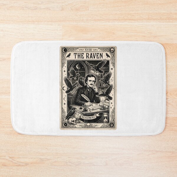 Item preview, The Raven Nevermore Edgar Allan Poe Gothic Tarot Card Art designed and sold by Fenay Designs.