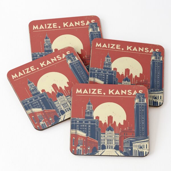 Item preview, Maize Kansas 1950s USA Vintage Travel Tourism designed and sold by TravelersGems.