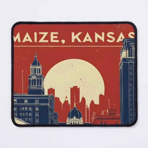 Item preview, Maize Kansas 1950s USA Vintage Travel Tourism designed and sold by TravelersGems.