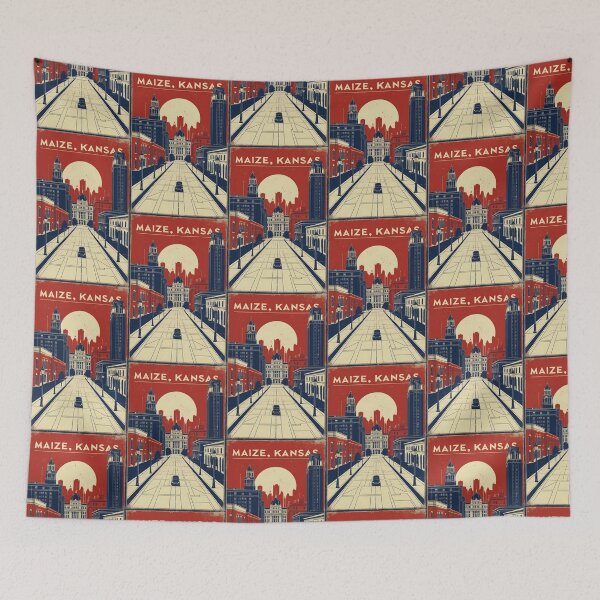 Item preview, Maize Kansas 1950s USA Vintage Travel Tourism designed and sold by TravelersGems.