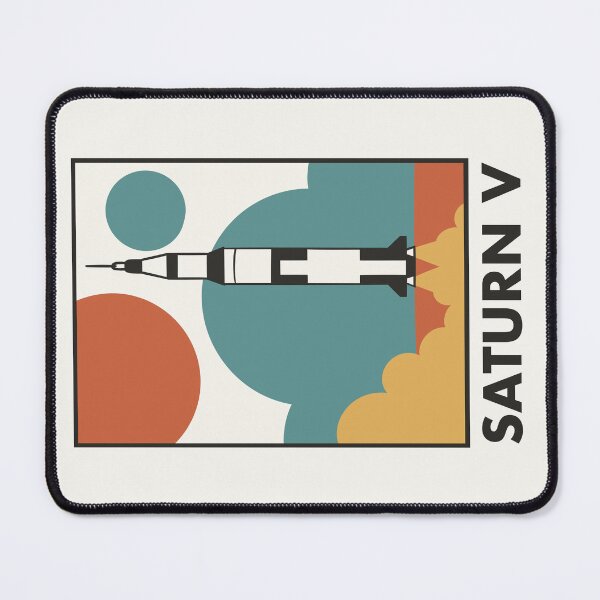 Item preview, Mid-Century Modern Bauhaus Saturn V Rocket designed and sold by Ghost on Toast.
