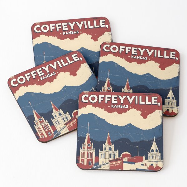 Item preview, Coffeyville Kansas 1950s USA Vintage Travel Tourism designed and sold by TravelersGems.