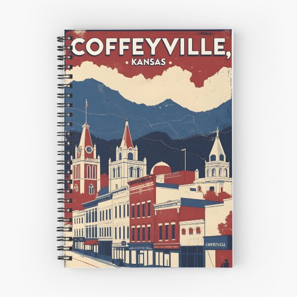 Item preview, Coffeyville Kansas 1950s USA Vintage Travel Tourism designed and sold by TravelersGems.