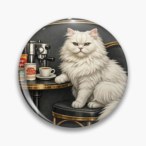 Item preview, Cheap Food Expensive Attitude Funny Cat Coffee Design designed and sold by YMLux.