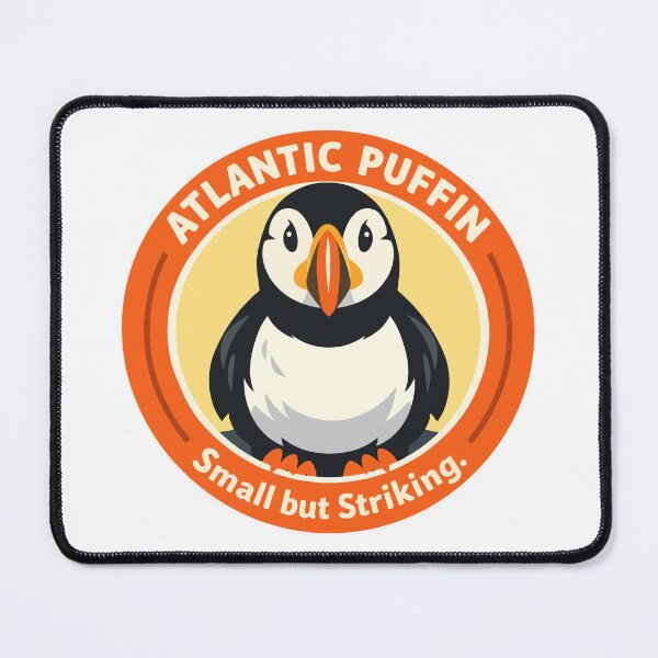 Item preview, Atlantic Puffin Coastal Charm Badge designed and sold by WildlifeInc.