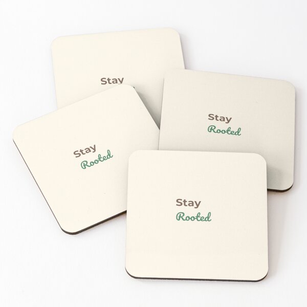 Item preview, Stay Rooted – Minimal Nature Typography designed and sold by J-Nature-Vibes.