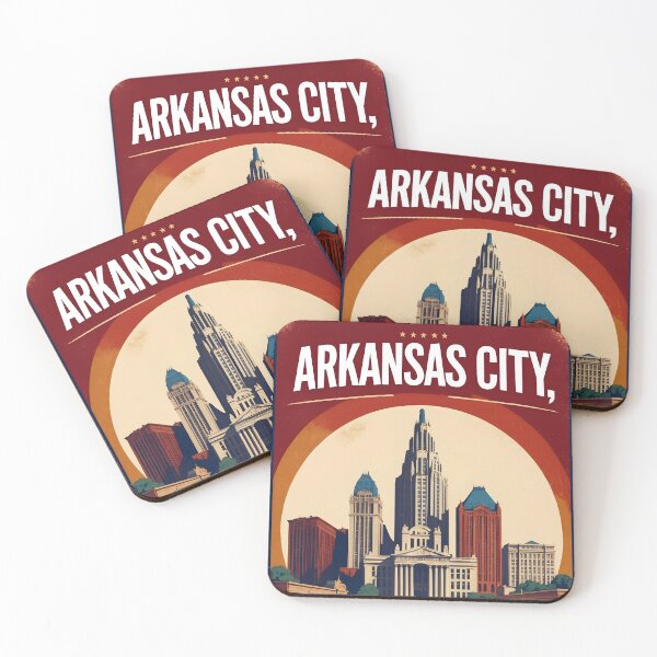 Item preview, Arkansas City Kansas 1950s USA Vintage Travel Tourism designed and sold by TravelersGems.
