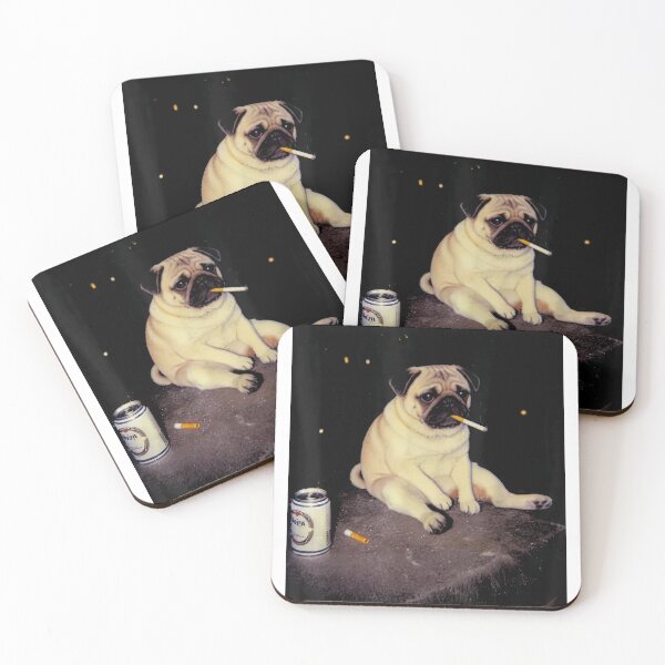 Item preview, Pug Smoking Dog Lovers designed and sold by Dmo3HarkoArt.